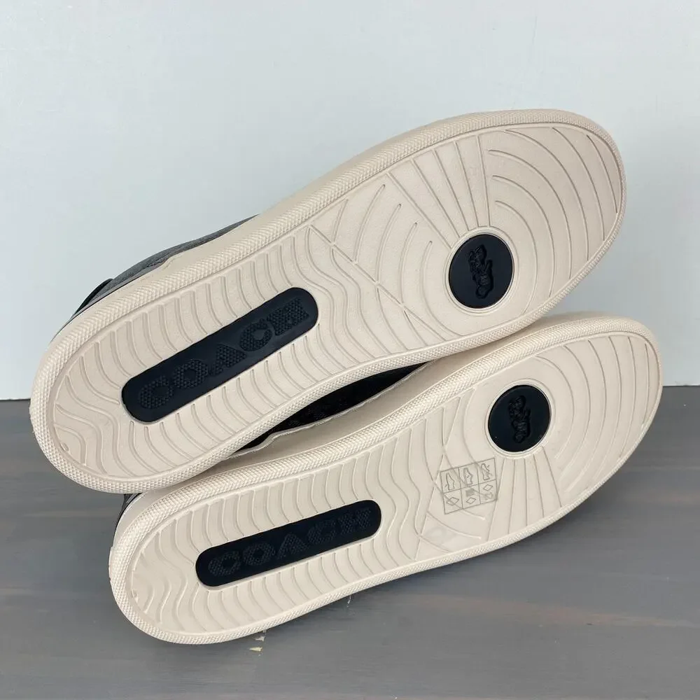 Coach Clip High Top Men’s Sneaker Charcoal Black G5385 Size 10D NWOB - Picture 11 of 11